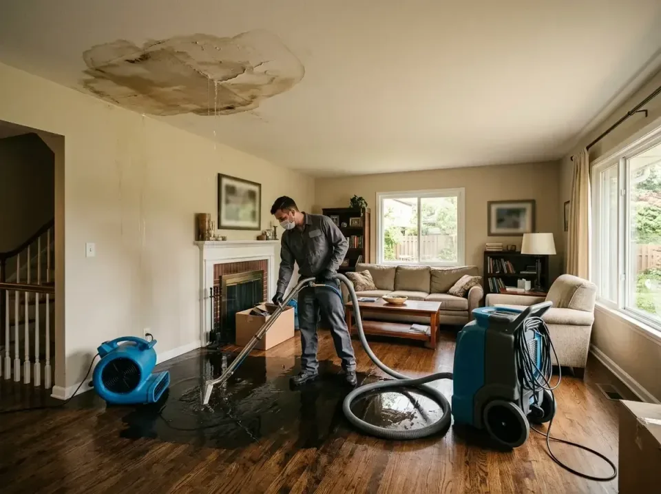 attic-pipe-burst-ceiling-drip-008 — frequently asked questions, Water Damage Restoration & Carpet Care in Stratmoor, CO